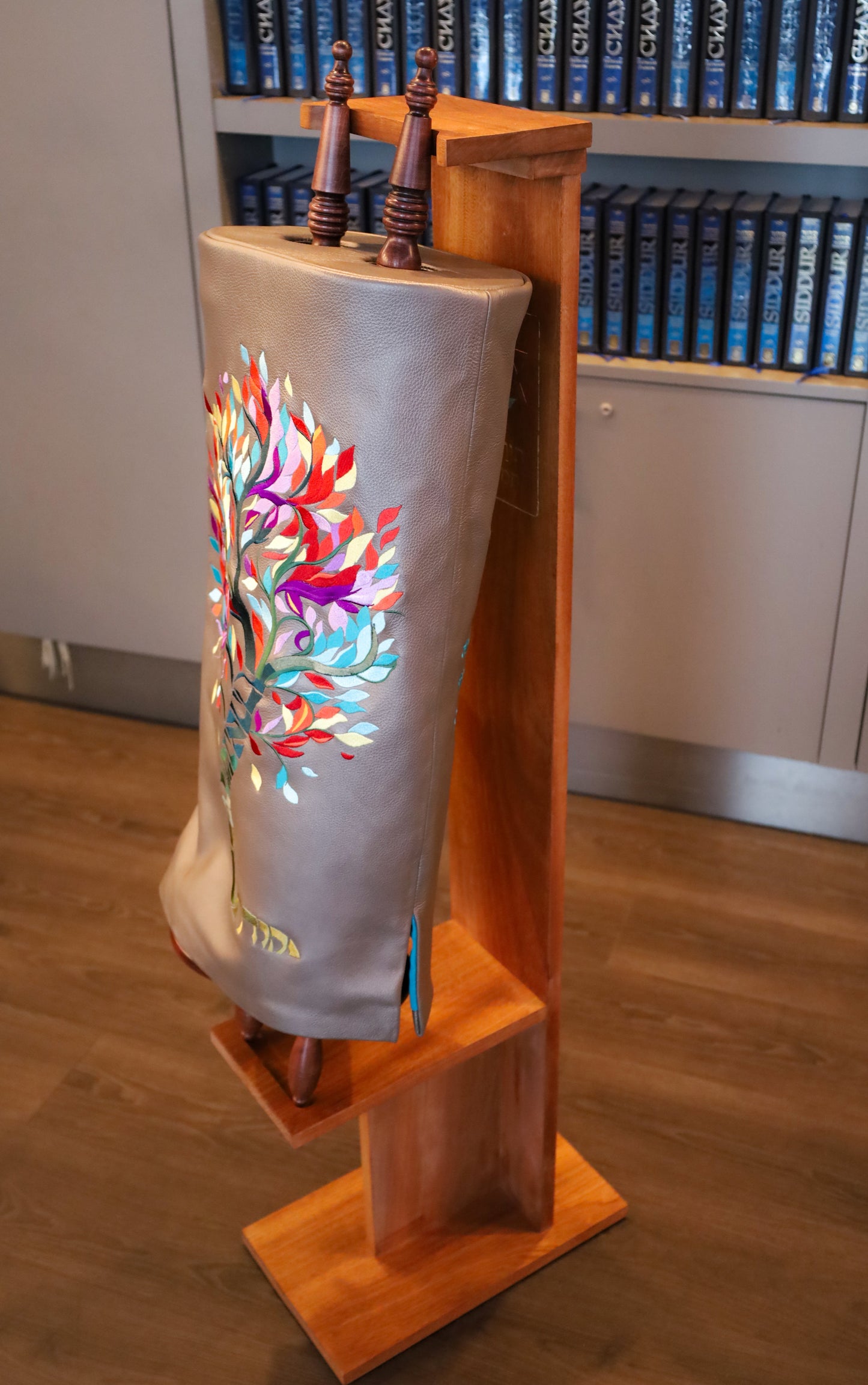 Sinai Collection — Mahogany Torah Stand