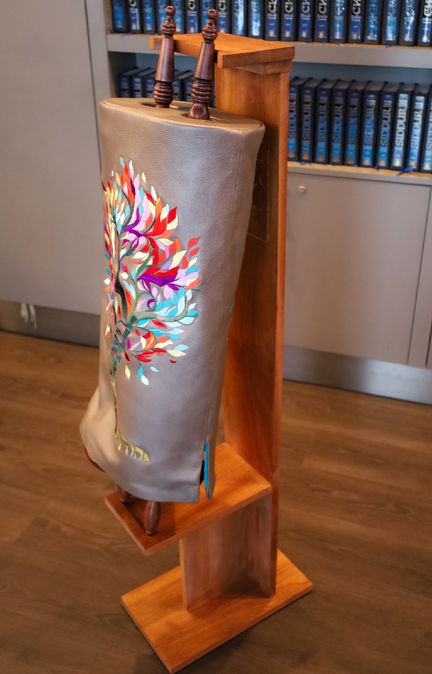 Sinai Collection — Mahogany Torah Stand
